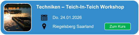 Hier geht es zum Smartfisch Akademie Split-Pond Kurs ins Saarland